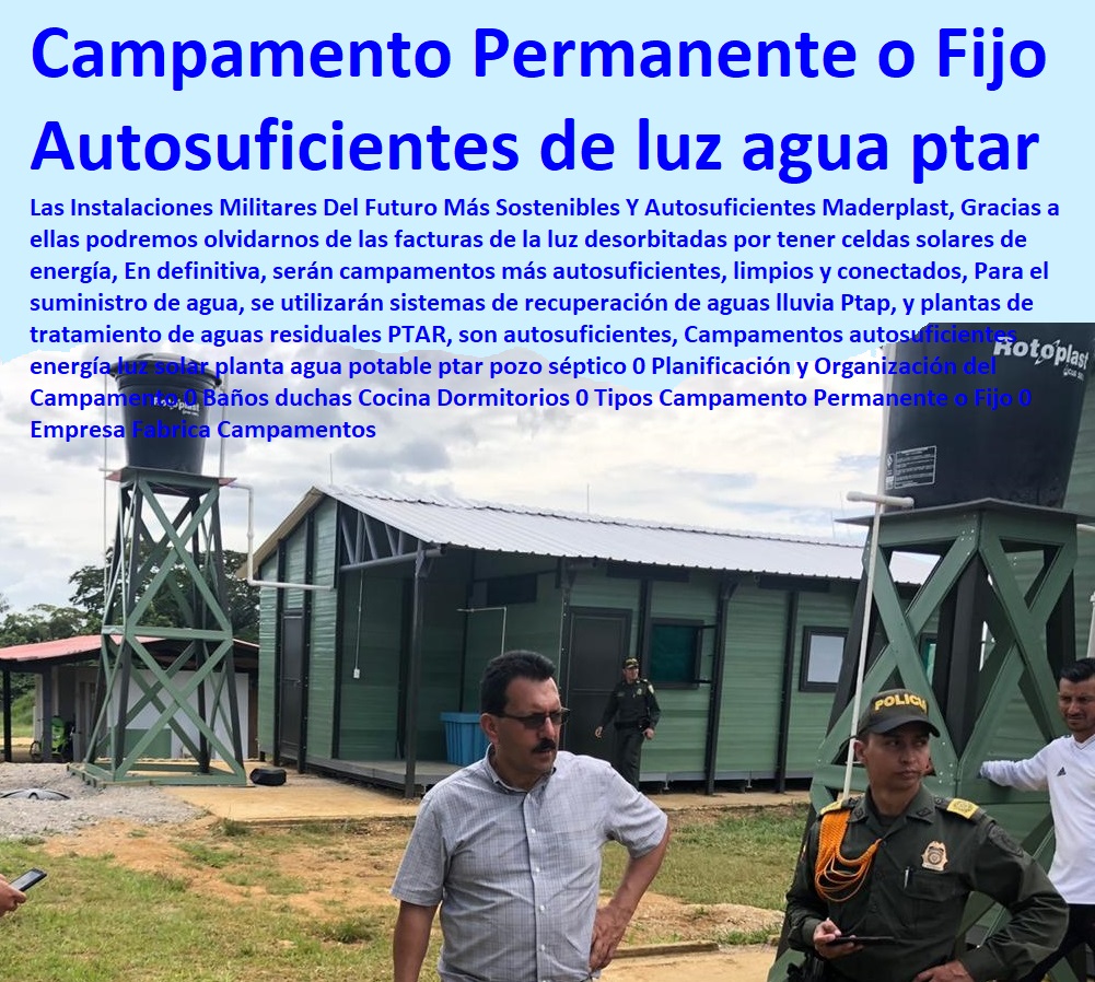 Campamentos autosuficientes energía luz solar planta agua potable ptar pozo séptico 0 Planificación y Organización del Campamento 0 Baños duchas Cocina Dormitorios 0 Tipos Campamento Permanente o Fijo 0 Empresa Fabrica Campamentos Campamentos autosuficientes energía luz solar planta agua potable ptar pozo séptico 0 Planificación y Organización del Campamento 0 Baños duchas Cocina Dormitorios 0 Tipos Campamento Permanente o Fijo 0 Empresa Fabrica Campamentos